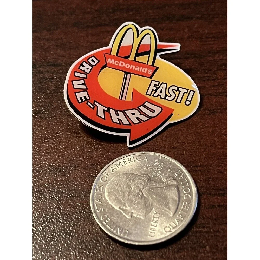 McDonald’s‎ “Drive-Thru Fast!” Employee Lapel Hat Pin